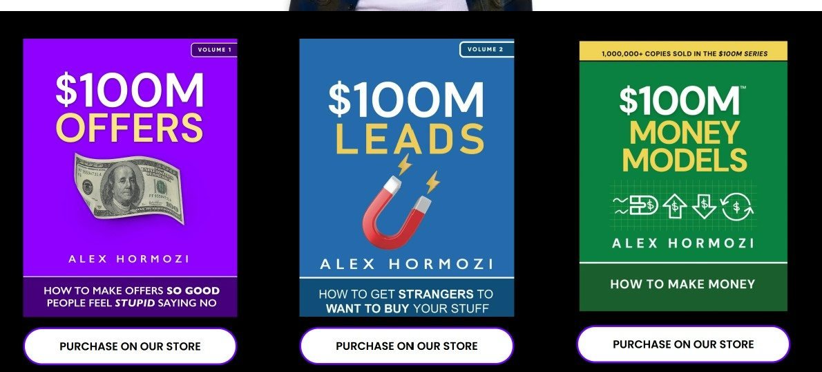 Alex Hormozi Books